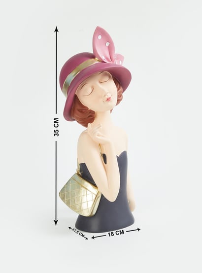 Souvenir Polyresin Lady Figurine