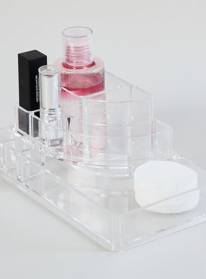 Buy Orion Ducale Transparent 9-Compartment Cosmetic Organizer
