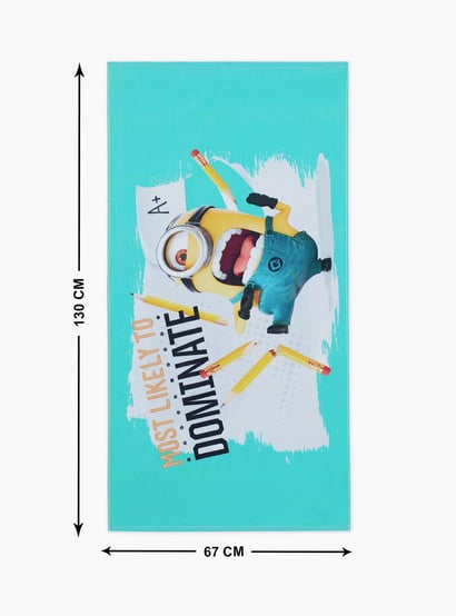 SPACES Kids Cotton Bath Towel, Green - 67x130cm
