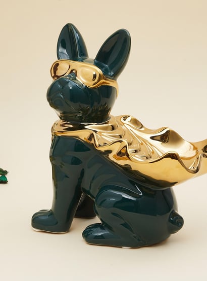 Souvenir Ceramic Dog Figurine