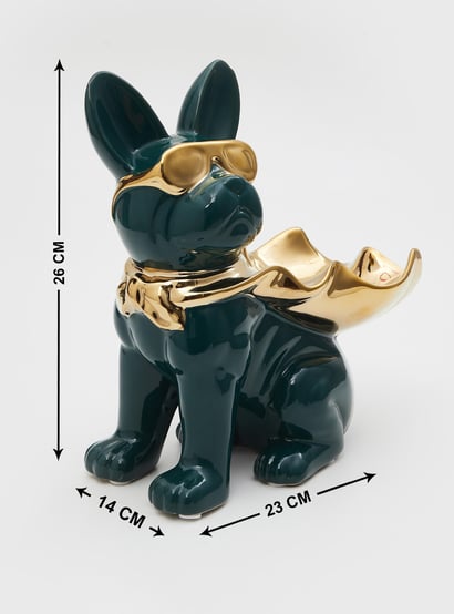 Souvenir Ceramic Dog Figurine