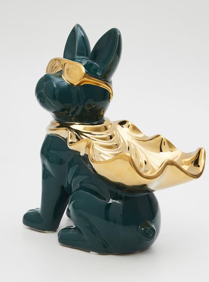 Souvenir Ceramic Dog Figurine