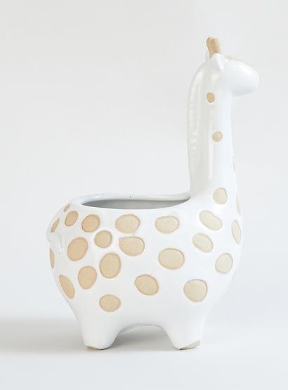 Soil Mates Ceramic Giraffe Planter