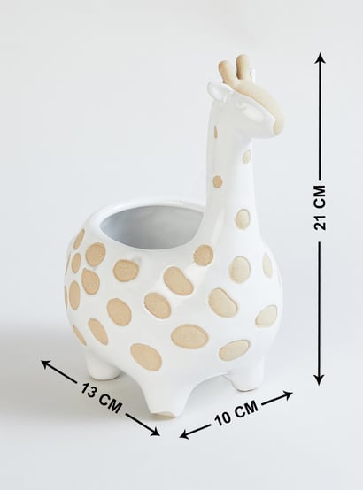 Soil Mates Ceramic Giraffe Planter