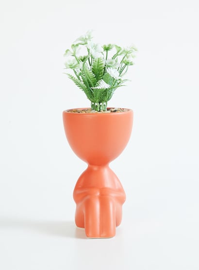 Soil Mates Set of 2 Ceramic Planters