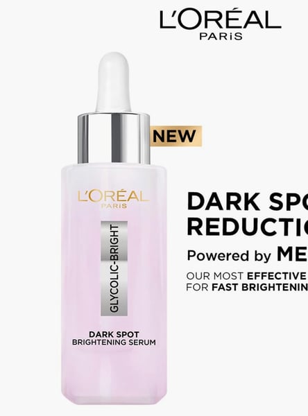 LOREAL PARIS Glycolic Bright Melasyl + Niacinamide Face Serum for Brightening Dark Spots - 30ml