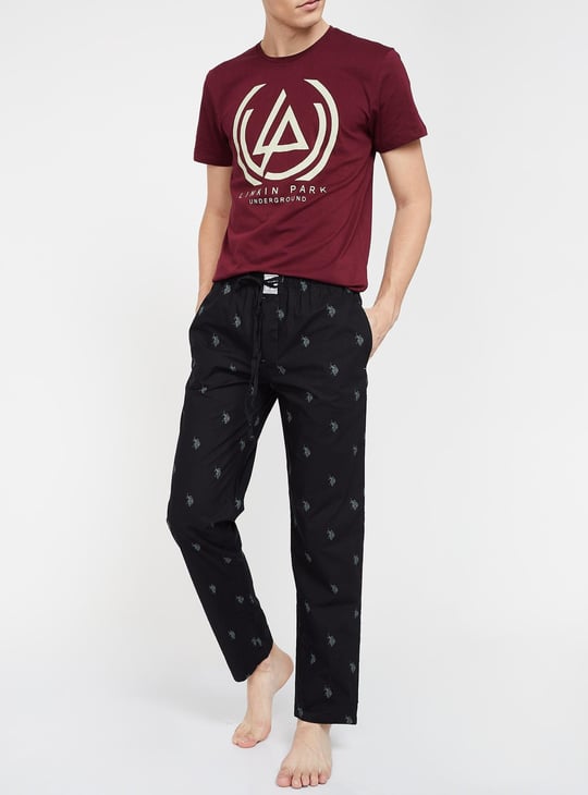 US POLO ASSN Logo Print Lounge Pants