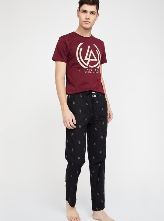 US POLO ASSN Logo Print Lounge Pants