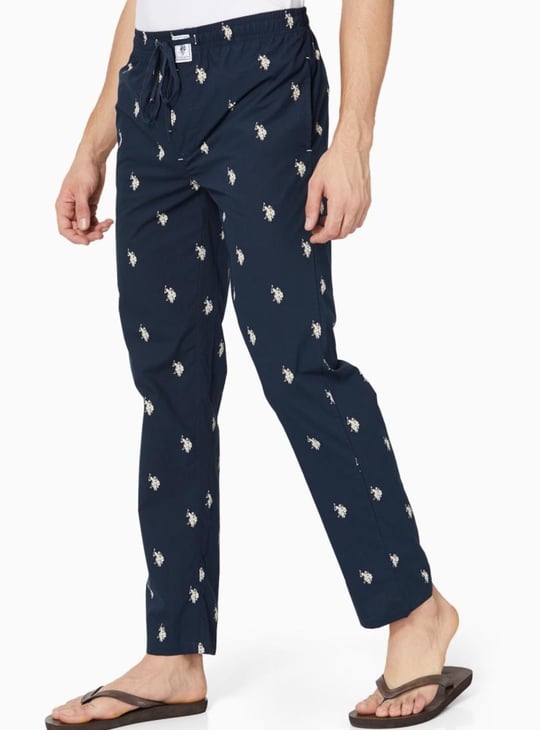 US POLO ASSN Drawstring Fastening Printed Pyjamas