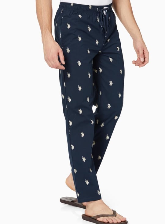 US POLO ASSN Drawstring Fastening Printed Pyjamas