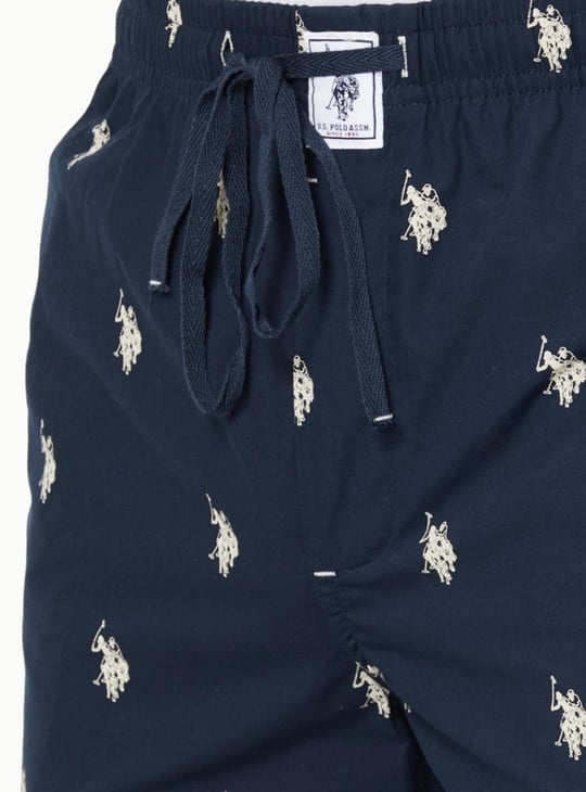 US POLO ASSN Drawstring Fastening Printed Pyjamas