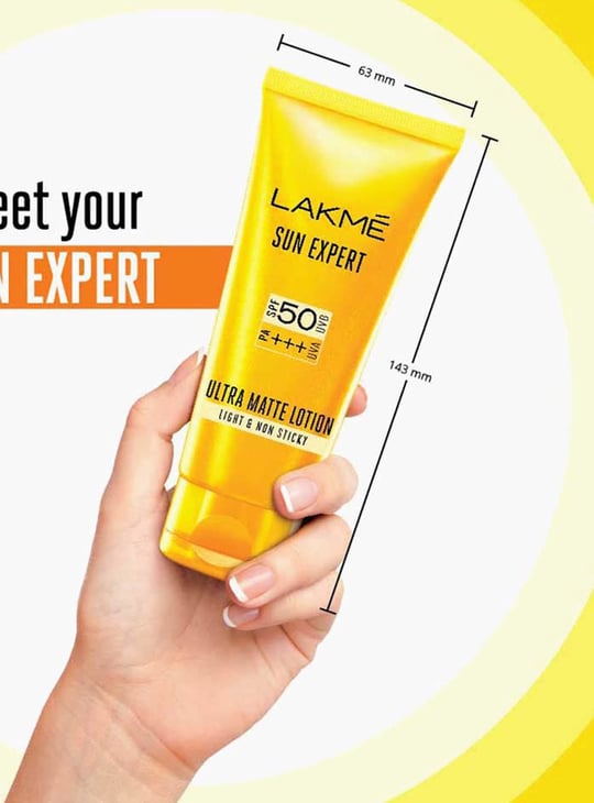 LAKME Sun Expert Ultra Matte SPF 50 PA Gel - 100 gm