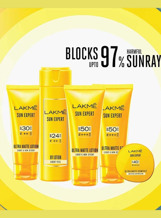 LAKME Sun Expert Ultra Matte SPF 50 PA Gel - 100 gm