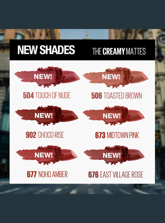 MAYBELLINE NEW YORK Color Sensational Creamy Matte Lipstick