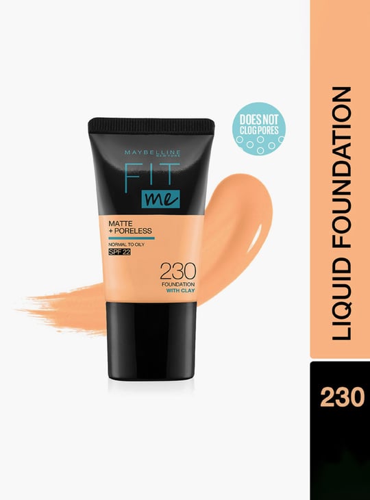 MAYBELLINE NEW YORK Fit Me Matte Poreless Liquid Foundation Tube