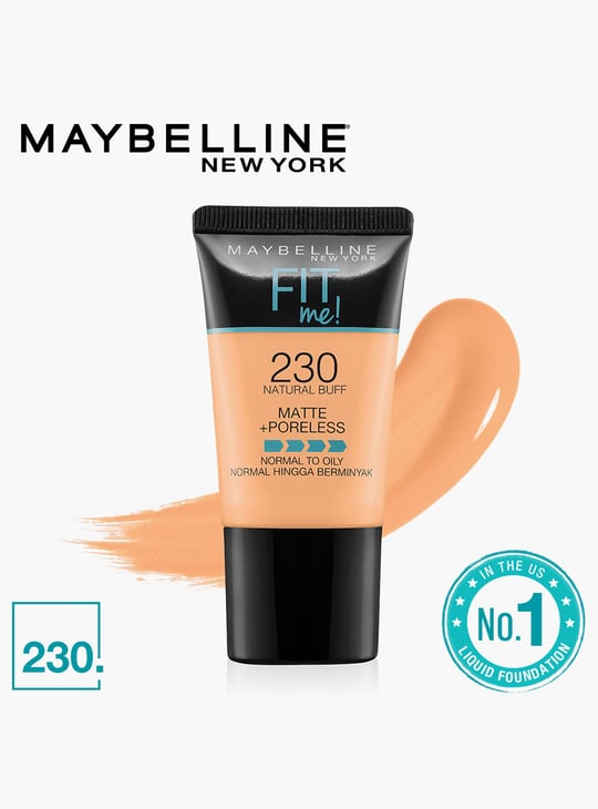 MAYBELLINE NEW YORK Fit Me Matte Poreless Liquid Foundation Tube