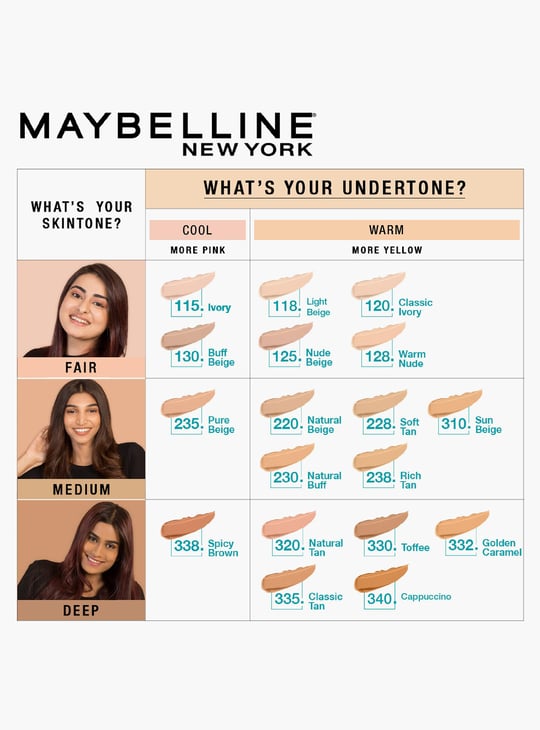 MAYBELLINE NEW YORK Fit Me Matte Poreless Liquid Foundation Tube