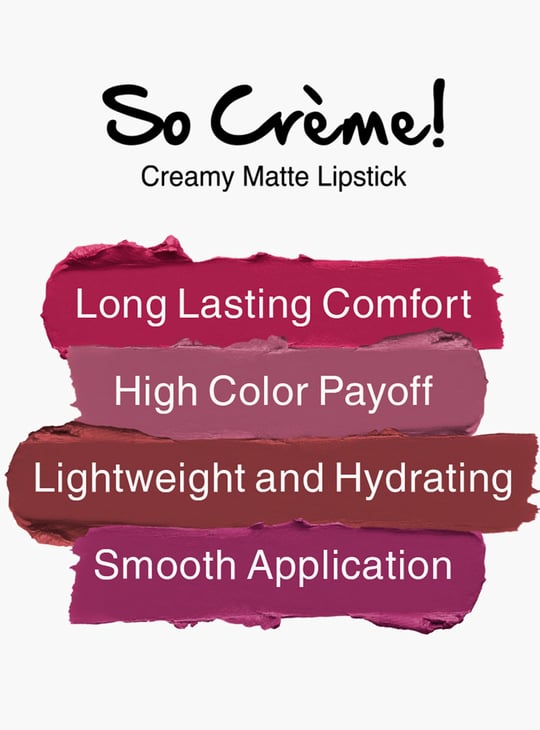 NYKAA So Creme! Creamy Matte Lipstick