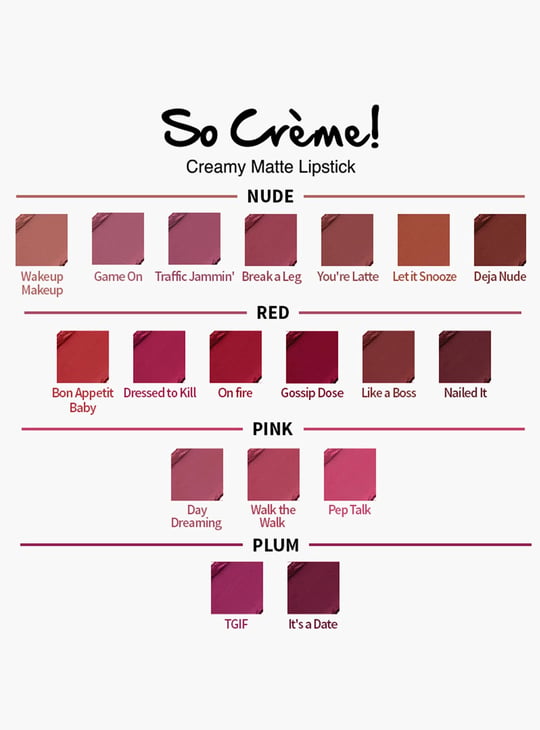 NYKAA So Creme! Creamy Matte Lipstick