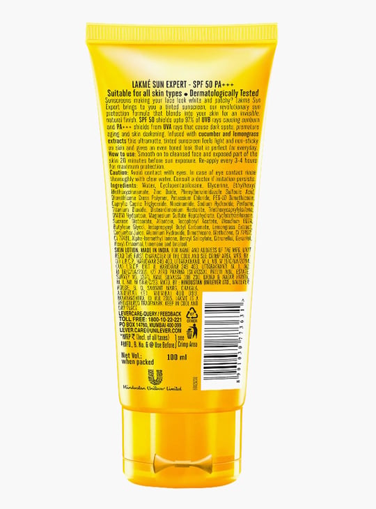 LAKME Sun Expert 50 SPF Tinted Sunscreen
