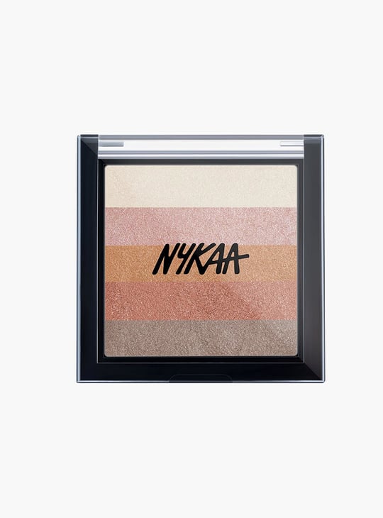 NYKAA Glow Goals! Shimmer Brick Highlighter Palette - Shimmer Rays