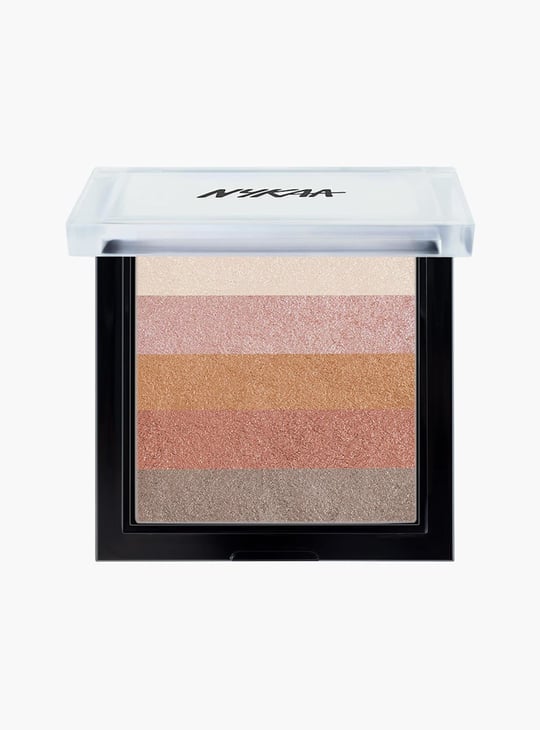 NYKAA Glow Goals! Shimmer Brick Highlighter Palette - Shimmer Rays