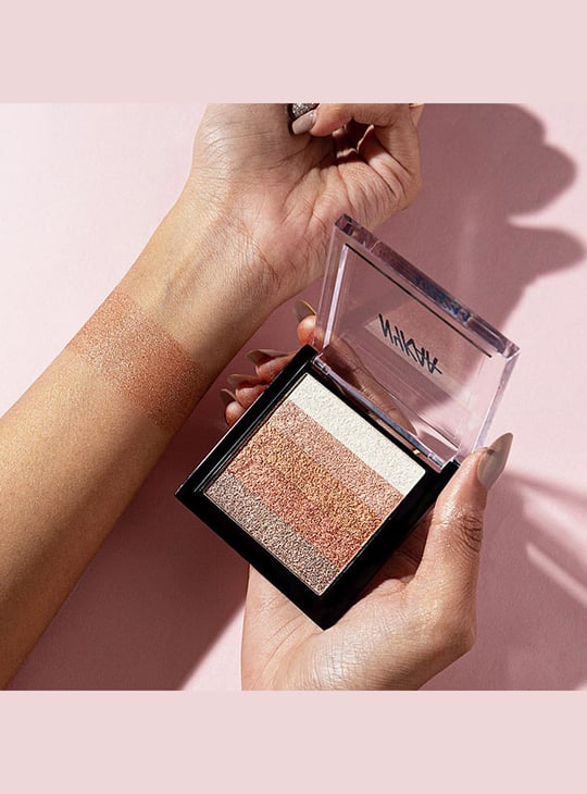 NYKAA Glow Goals! Shimmer Brick Highlighter Palette - Shimmer Rays