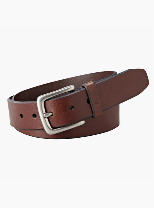 FOSSIL Men Solid Leather Belt