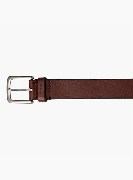 FOSSIL Men Solid Leather Belt