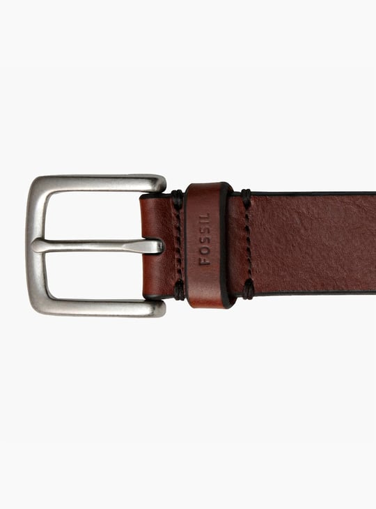 FOSSIL Men Solid Leather Belt