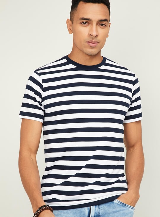 JOCKEY Men Striped Crew Neck T-shirt