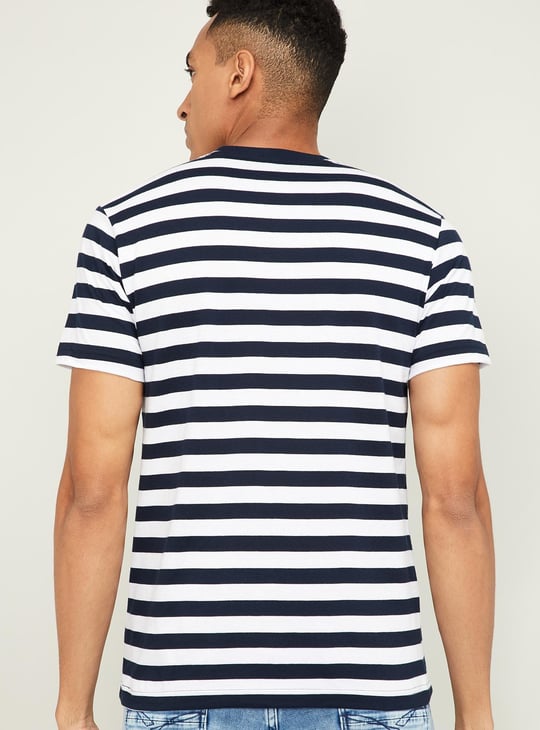 JOCKEY Men Striped Crew Neck T-shirt