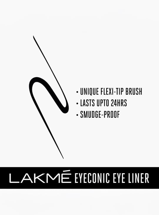 LAKME Eyeconic Liquid Eyeliner- Black- 4.5 ml