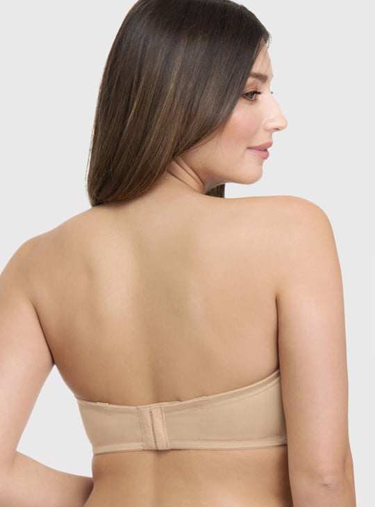 AMANTE Solid Bandeau Padded Wired Bra