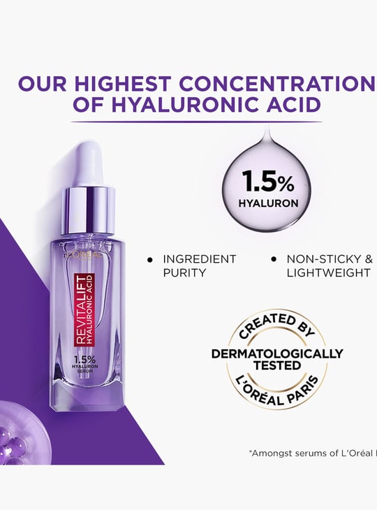 L'OREAL PARIS Revitalift Hyaluronic Acid Serum - 30 ml