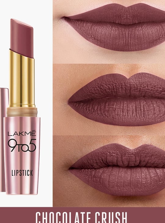 LAKME 9TO5 Primer + Matte Lip Lipstick - MB1 Chocolate Crush - 3.6 g