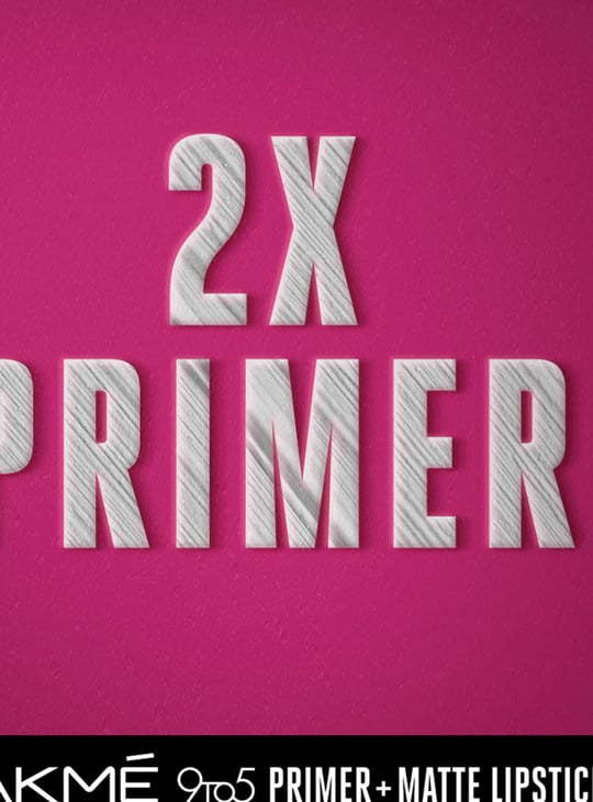 LAKME 9TO5 Primer + Matte Lip Lipstick - MB1 Chocolate Crush - 3.6 g
