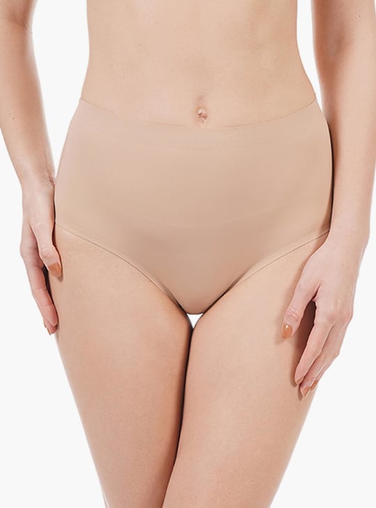 AMANTE Solid Seamless Hipster Panties