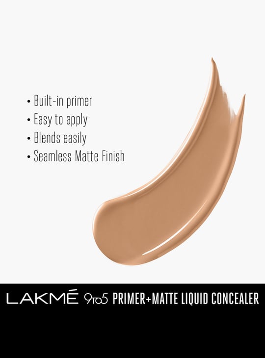 LAKME 9to5 Primer+Matte Liquid Concealer - 24 Beige - 5.4 ml
