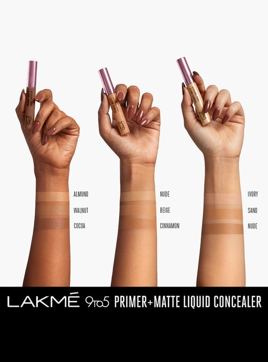 LAKME 9to5 Primer+Matte Liquid Concealer - 24 Beige - 5.4 ml
