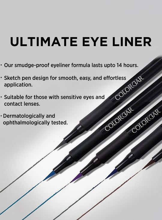 COLORBAR Ultimate Range Eye Liner Pen - Ultimate Black 001
