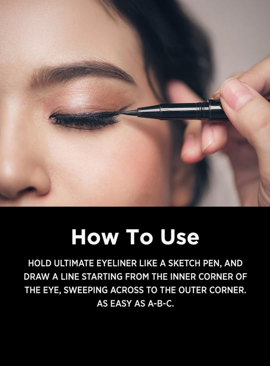 COLORBAR Ultimate Range Eye Liner Pen - Ultimate Black 001