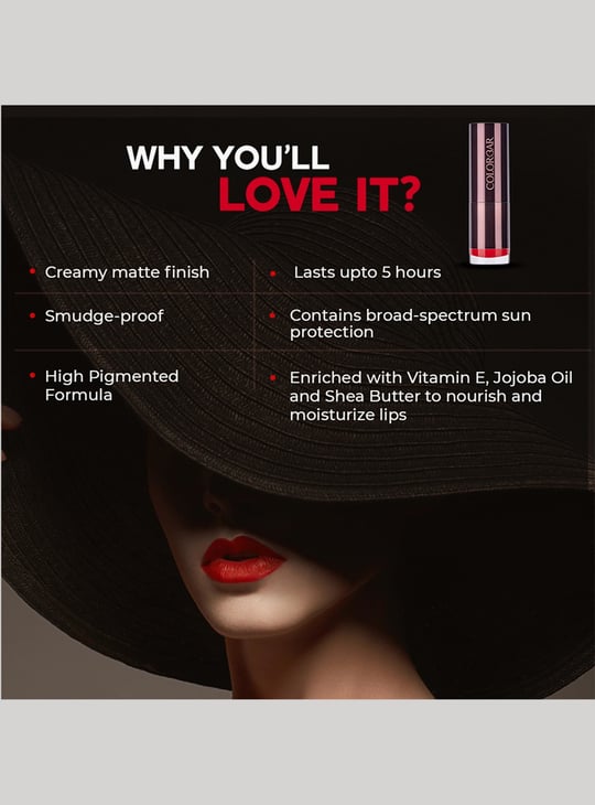 COLORBAR Velvet Matte Lipstick - Way Beyond 109 - 4.2g