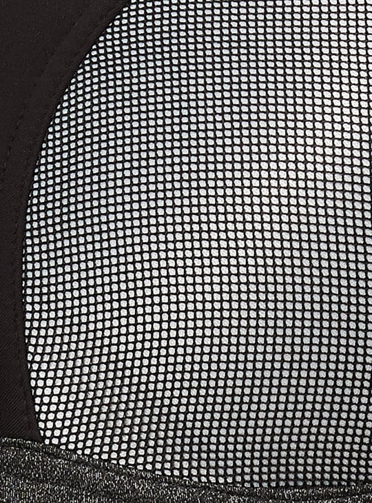 ENAMOR Textured Padded Non-Wired Sports Bra