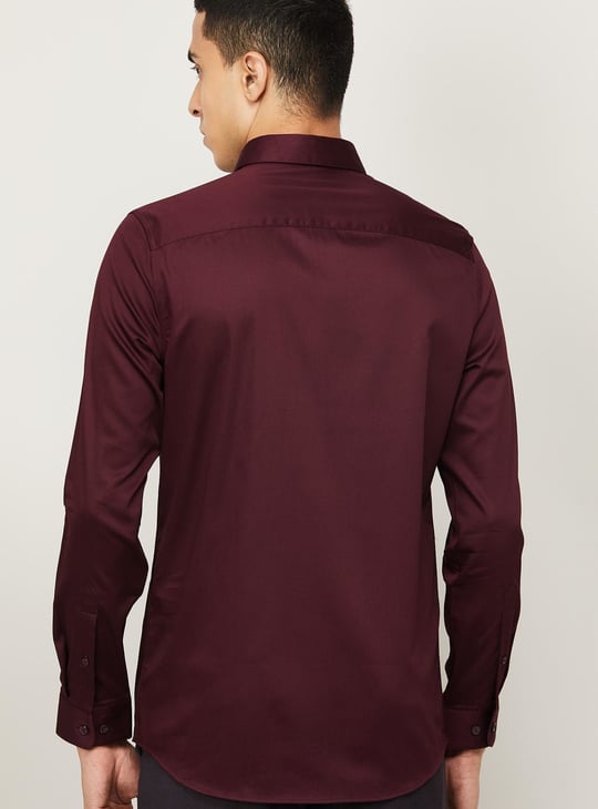 JACK & JONES Men Solid Slim Fit Casual Shirt