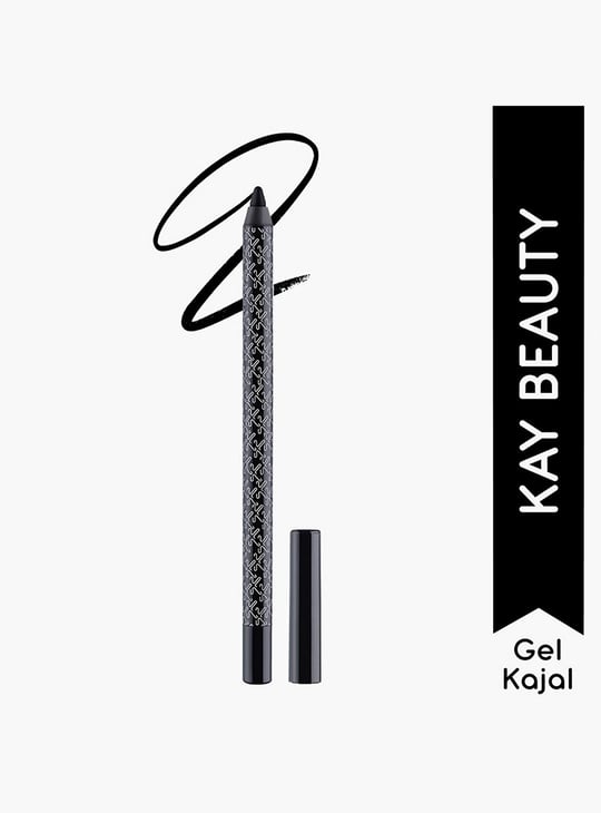 KAY BEAUTY Smudgeproof Jet Black Gel Kajal - Onyx
