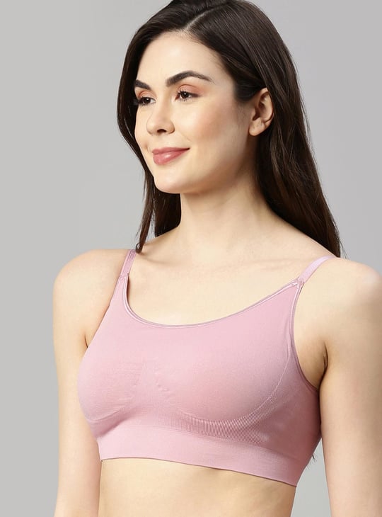 ENAMOR Solid Non-Wired Padded Bra