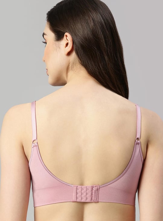 ENAMOR Solid Non-Wired Padded Bra