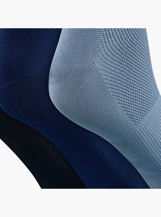 SKECHERS Men Printed Ankle-Length Socks - Pack of 3