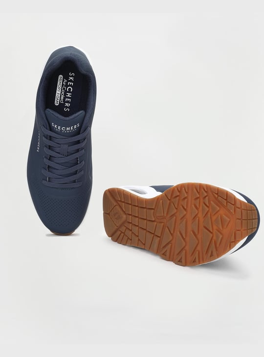 Buy SKECHERS Men Perforated Lace-Up Shoes from Skechers at just